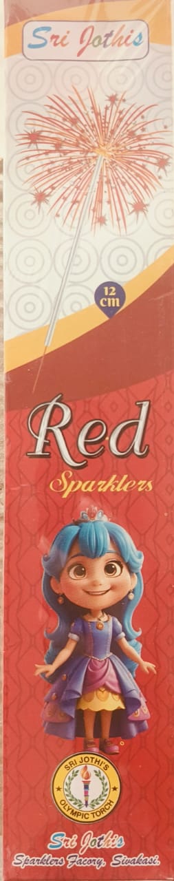 12CM RED SPARKLERS