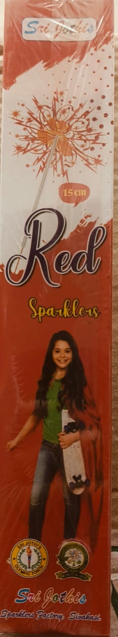 15CM RED SPARKLERS