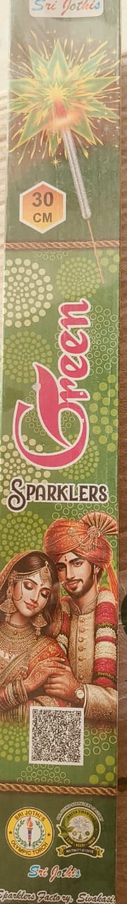 30CM GREEN SPARKLERS