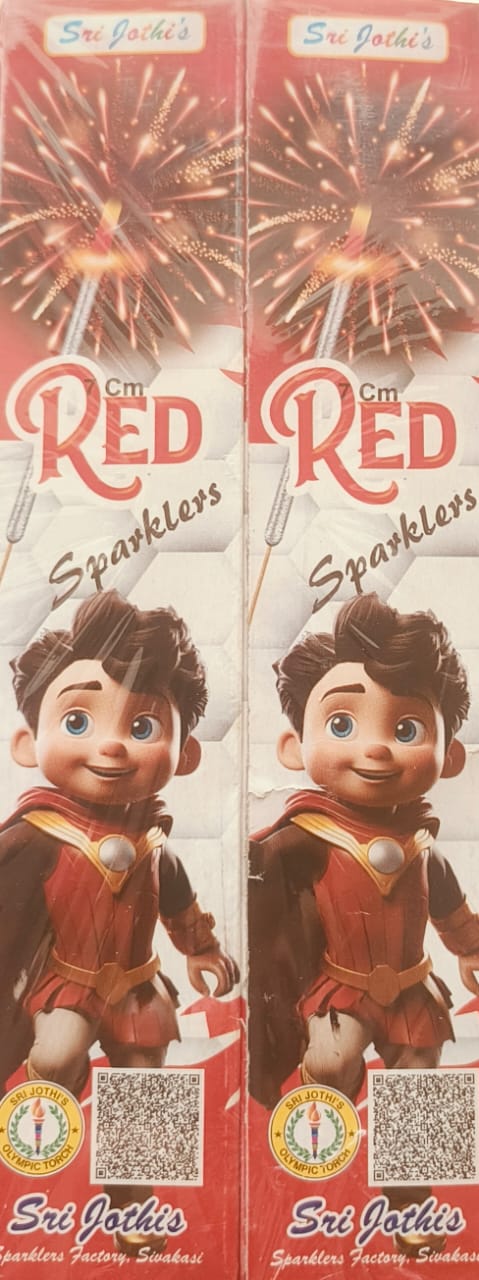 7CM RED SPARKLERS